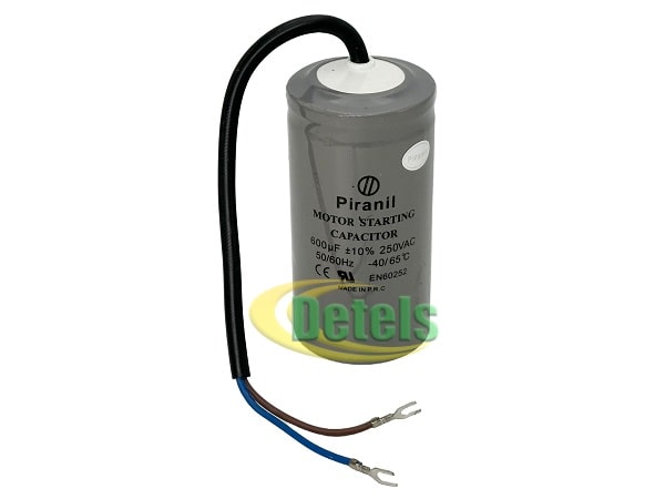Конденсатор пусковий CD60 600 мкФ 250V для компресорів, холодильних установок, насосів, кондиціонерів